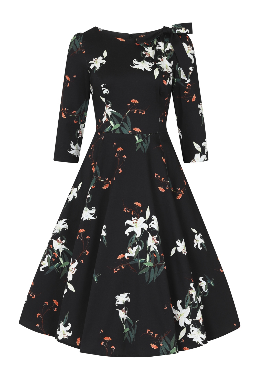 Diana Lilly Floral Swing Dress